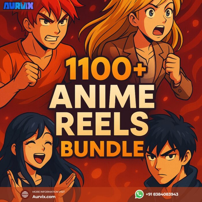 1100+ Anime Reels Bundle - Image 1